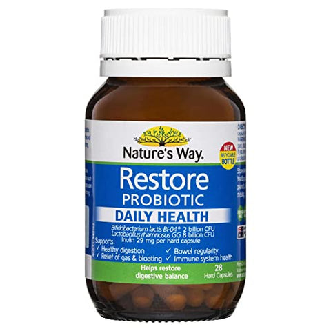 Nature's Way Restore Daily Probiotic 28 Capsules