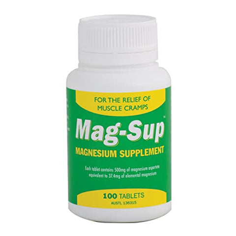 Mag-Sup Magnesium Supplement 500mg - 100 Tablets