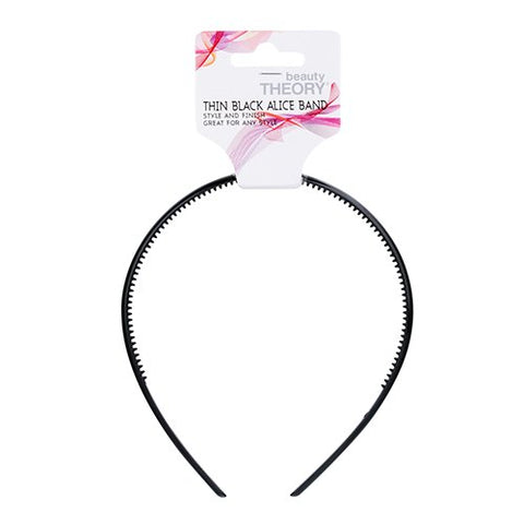 Beauty Theory Headband Thin Black