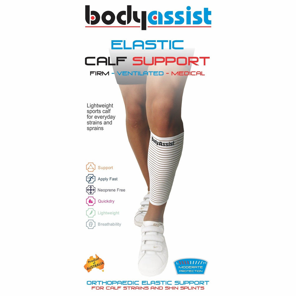 Body Assist Elastic Slip-On Calf Support