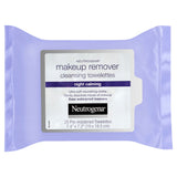 Neutrogena Makeup Remover Cleansing Towelettes Night Calming 25 Pre-Moistened Towelettes