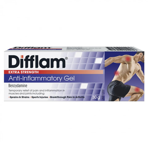 Difflam Extra Strength Gel 5% 30g