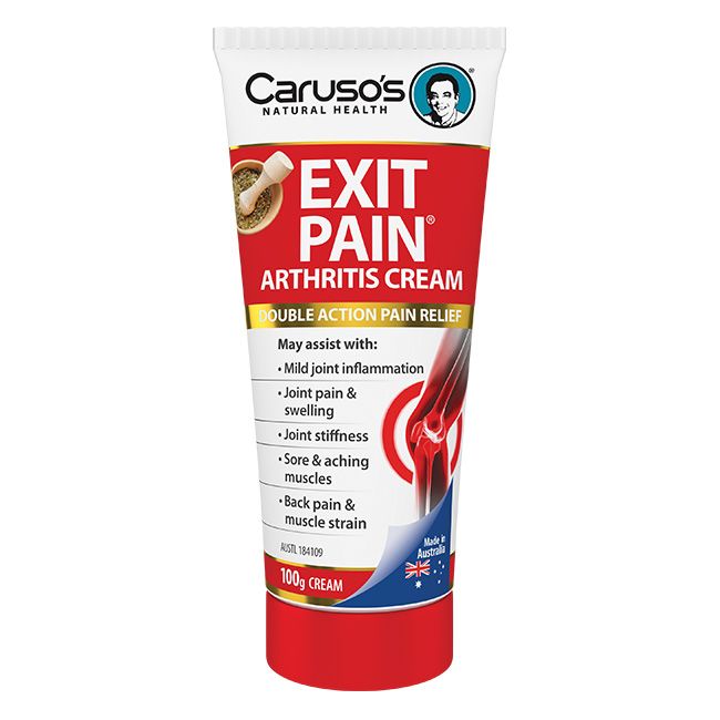 Caruso's Natural Health Exit Pain Arthritis Cream 100g