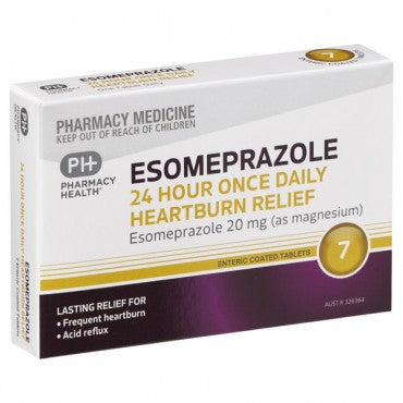 PHarmacy health ESOMEPRAZOLE 24H 1DAILY 20MG 7 TAB