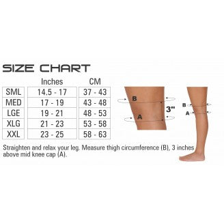 BODYASSIST CONTOURED 4-WAY SPORTS ELASTIC KNEE SLEEVE