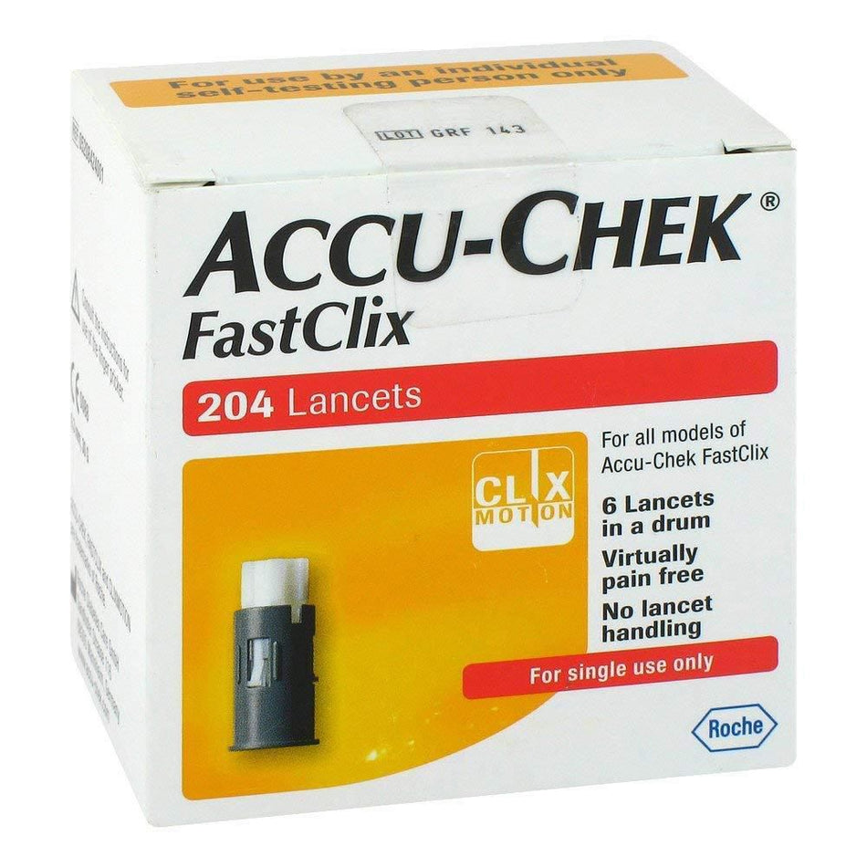 Accu-Chek Fastclix 204 Lancets