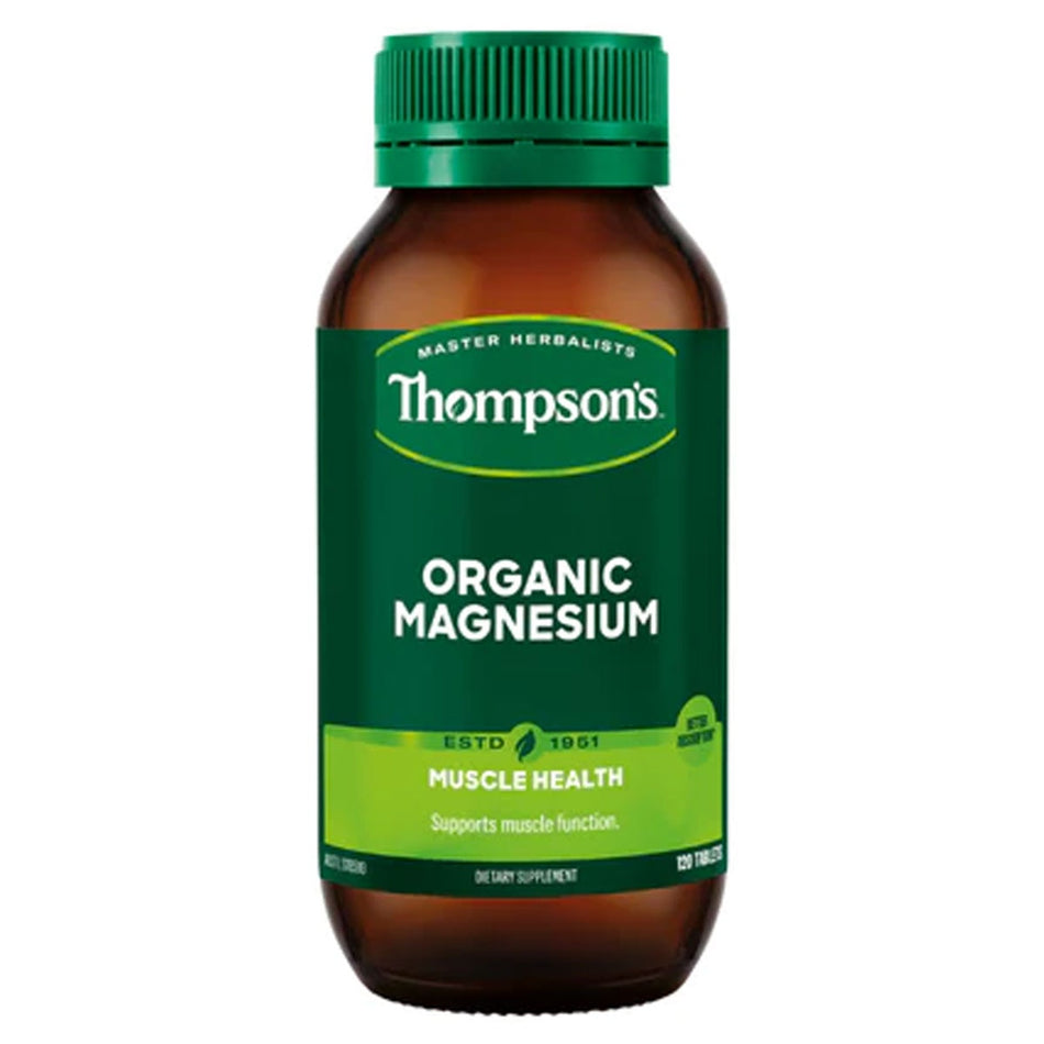 Thompson's Organic Magnesium 120 Tablets