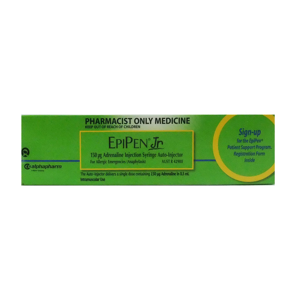 EPIPEN JUNIOR AUTO INJECTOR 150MCG PEN
