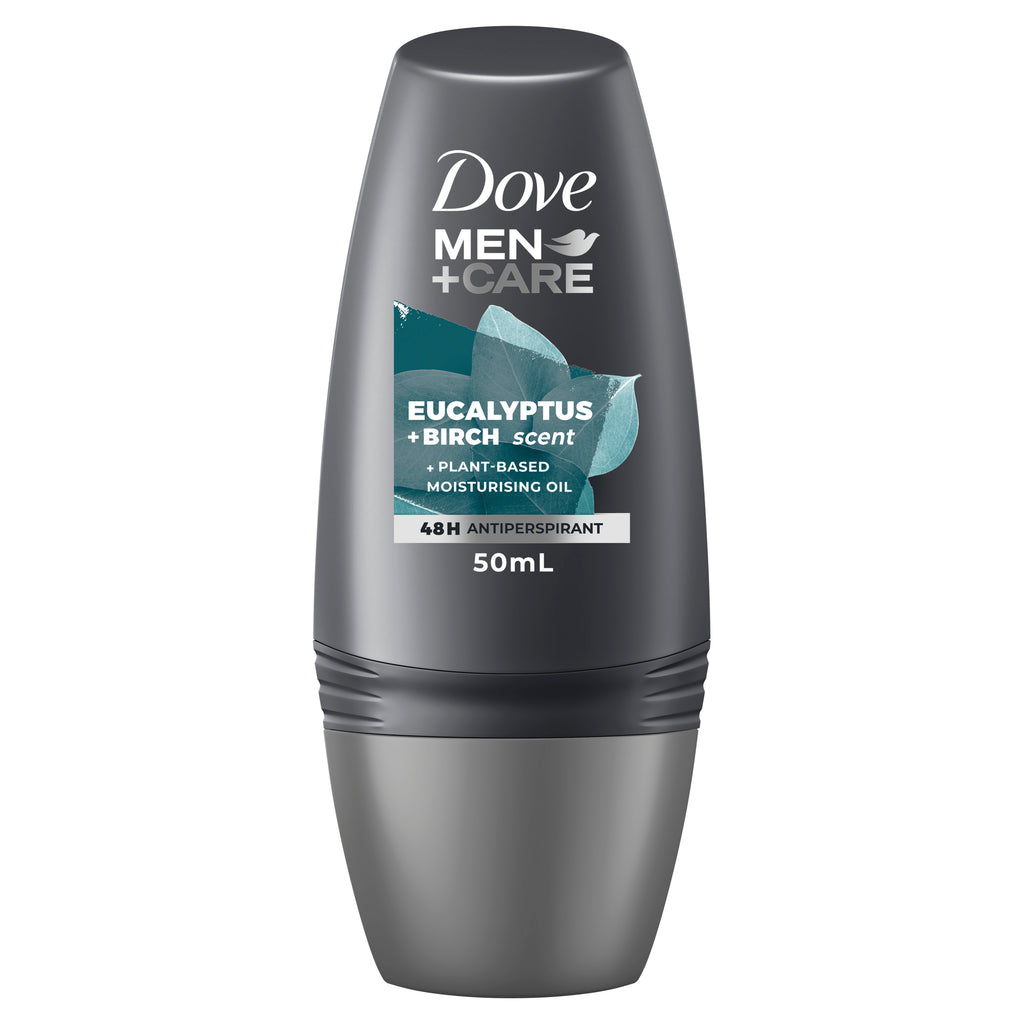 Buy Dove Men+Care Antiperspirant Deodorant Roll On Eucalyptus + Birch