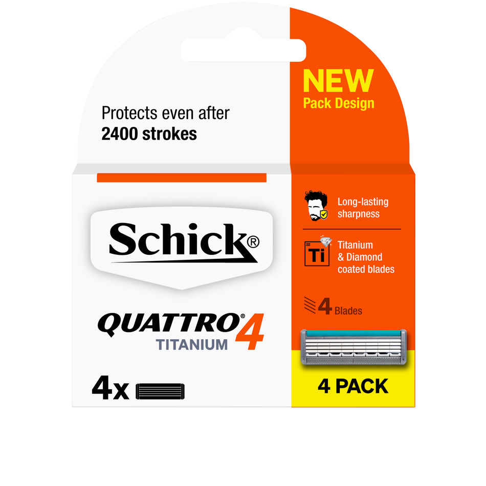 Schick Quattro Titanium Blade 4pk