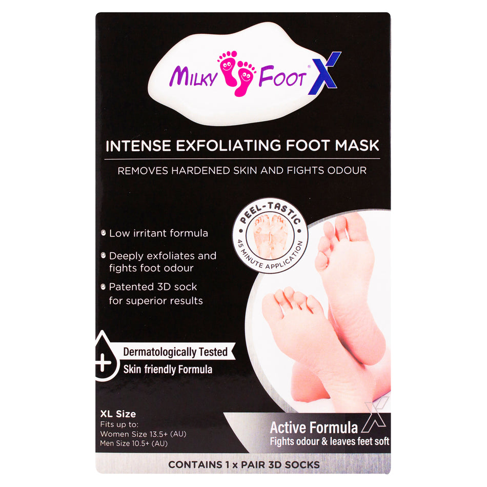 Milky Foot Active Intense Exfoliating Foot Mask XL