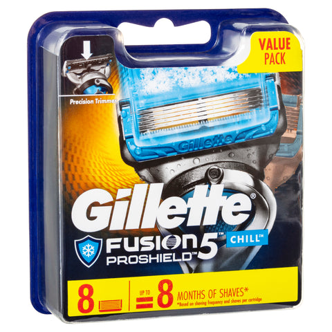 Gillette Fusion ProShield Chill Cartridges 8PK