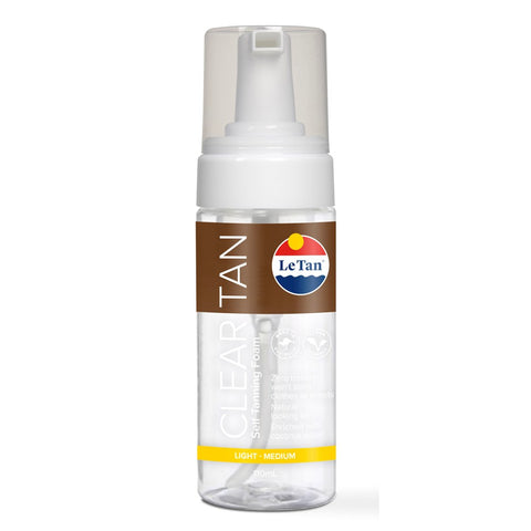 LE TAN CLEAR SELF TANNING MOUSSE 110ML