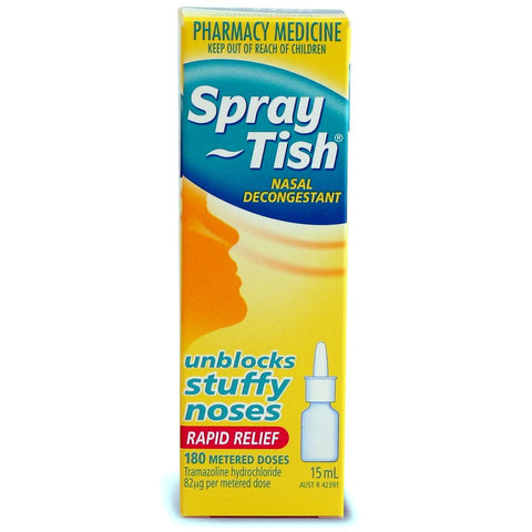 Spray Tish Nasal Decongestant Spray 15mL