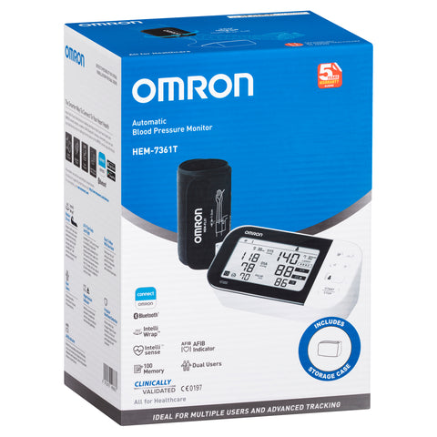 Omron HEM7361T Advanced + AFIB Blood Pressure Monitor