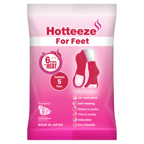 Hotteeze Feet Pads 5 Pairs 1PK