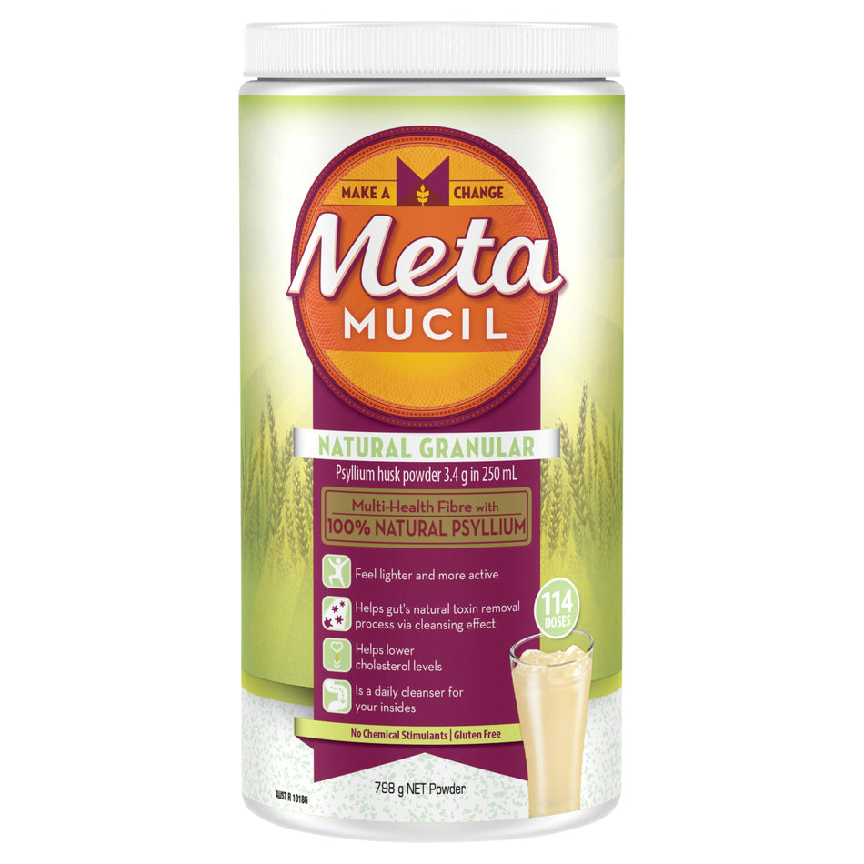 Metamucil Granular Natural 114 Doses 798g