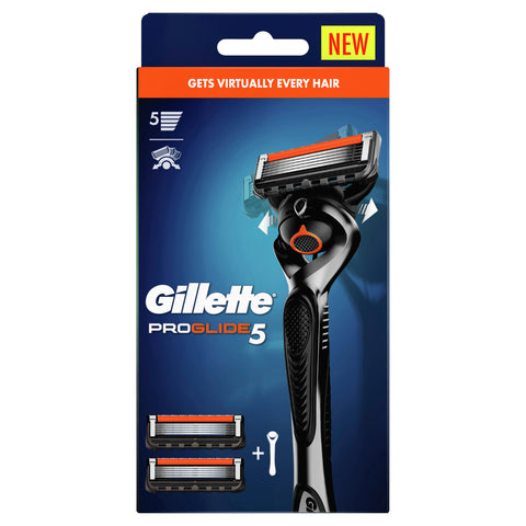 Gillette Fusion Proglide Razor + 2 Blade Refills