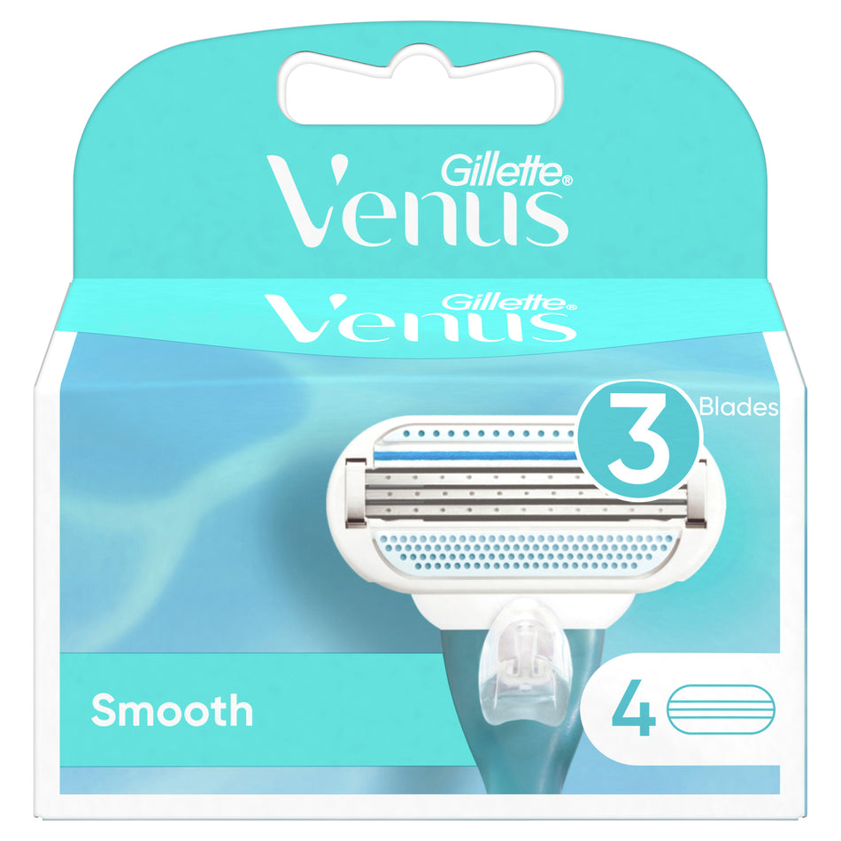 Gillette Venus Smooth Blade Refills 4PK