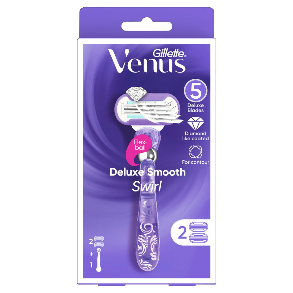 Gillette Venus Deluxe Smooth Swirl Women's Razor