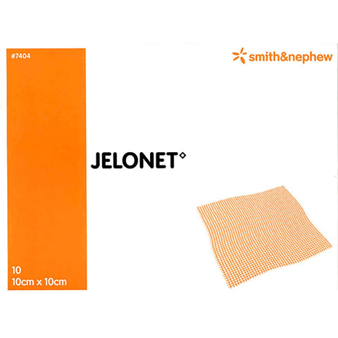 JELONET Paraffin Gauze Dressing 10cm x 10cm Box 10