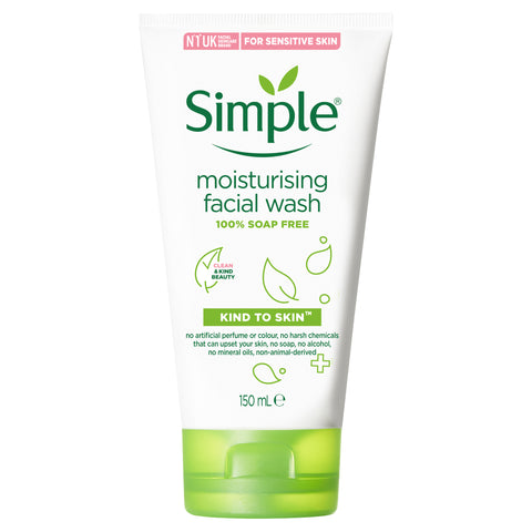 Simple Kind To Skin Facial Wash Moisturising 150ml