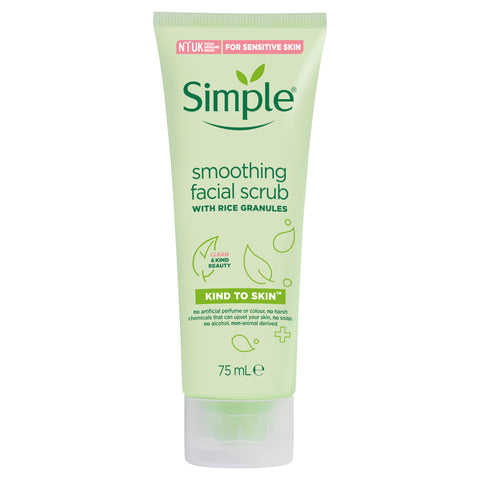 Simple Kind To Skin Facial Scrub Smoothing 75ml