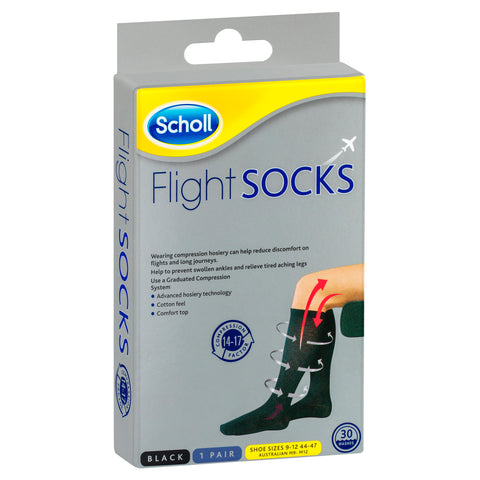 Scholl Flight Socks  Size 9-12
