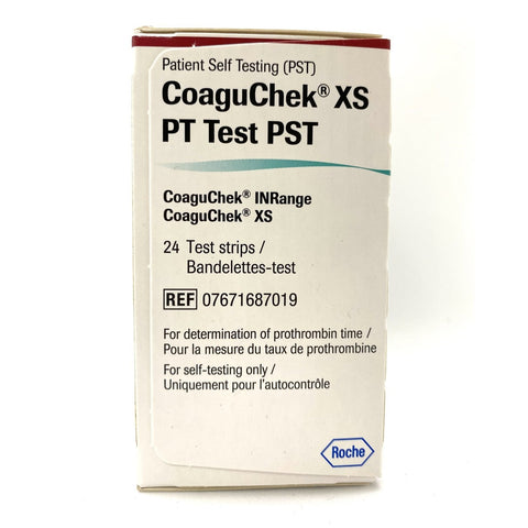 COAGUCHEK XS PT PST STRIPS 24PK