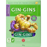 THE GINGER PEOPLE Gin Gins Ginger Candy Chewy - Original 12x 84g