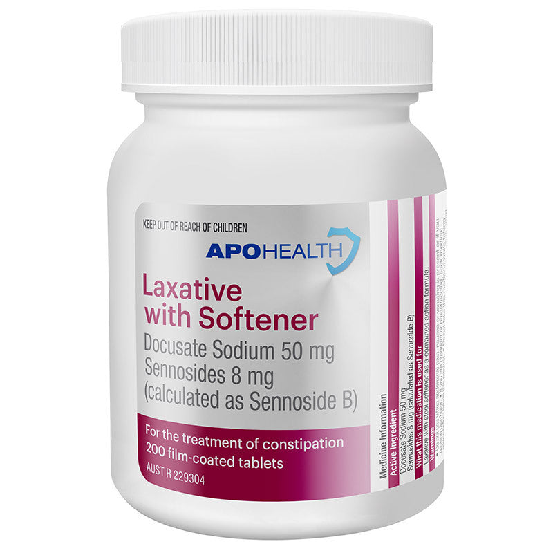 Apohealth Laxative Soft 50mg 200 Tablets