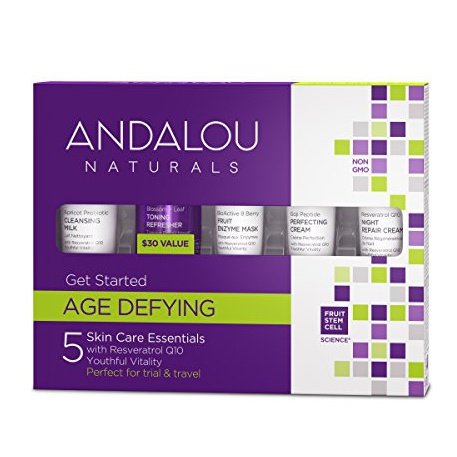 Andalou Naturals Age Defying Get Started Kit, 5 Count