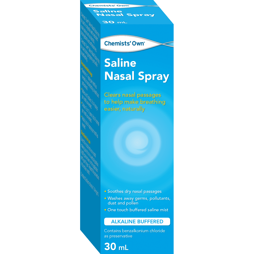 Buy Chemists’ Own Saline Nasal Spray 30ml (Similar to Fess) Online at ...