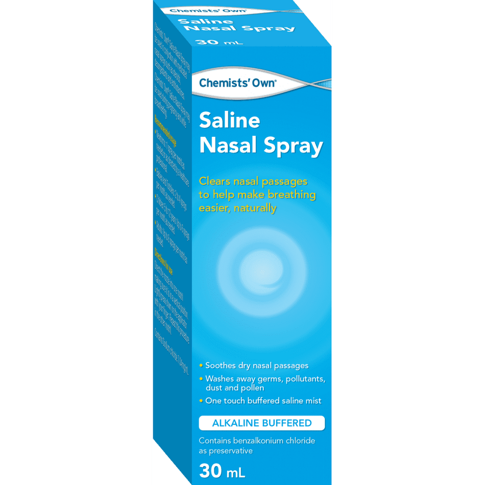 Chemists’ Own Saline Nasal Spray 30ml (Similar to Fess)