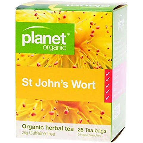 PLANET ORGANIC Herbal Tea Bags St John's Wort 25