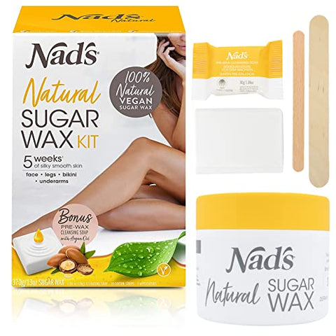 Nad's Natural Hair Removal Sugar Wax 370g