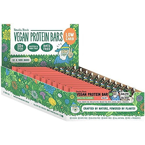 BOTANIKA BLENDS Vegan Protein Bars Apple Pie 40g 12PK
