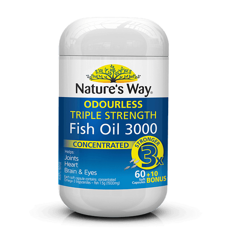 Nature's Way Advanced Omega Triple Strength Fish Oil 60 Capsules