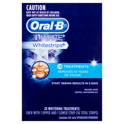 Oral B 3D White Whitestrips 28 Whitening Treatments