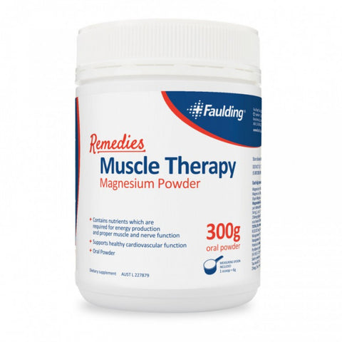 Faulding Remedies Muscle Therapy magnesium 300g Powder