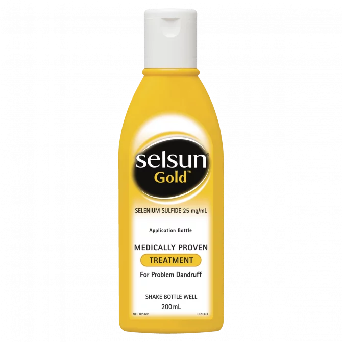 Selsun Gold 200mL - Anti-Dandruff Treatment Shampoo