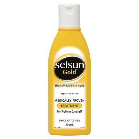 Selsun Gold 200mL - Anti-Dandruff Treatment Shampoo