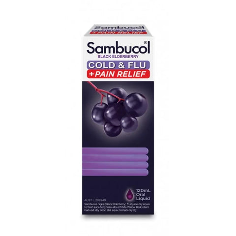 Sambucol Cold&Flu Pain Relief 120ml