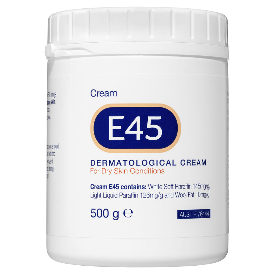 E45 Moisturising Cream for Dry Skin and Eczema 500g