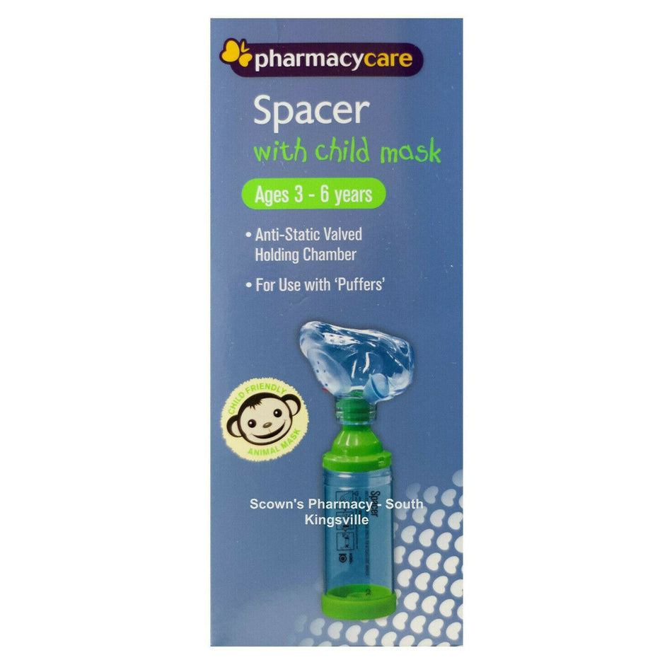 Pharmacy Care Spacer with Child Mask