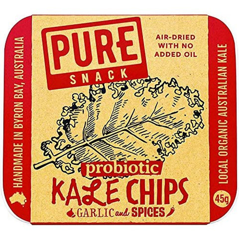 EXTRAORDINARY FOODS Pure - Kale Chips Garlic And Spices 45g