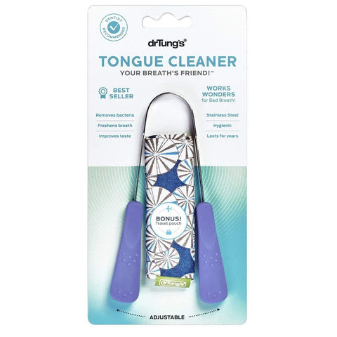 DR TUNG'S Tongue Cleaner Stainless Steel (Colour May Vary) 1