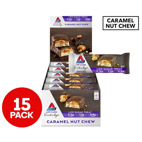 Atkins Endulge Caramel Nut Chew Bar  34g 15units