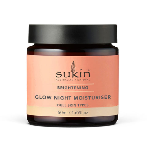 Sukin Brightening Glow Night Moisturiser Jar 50ml