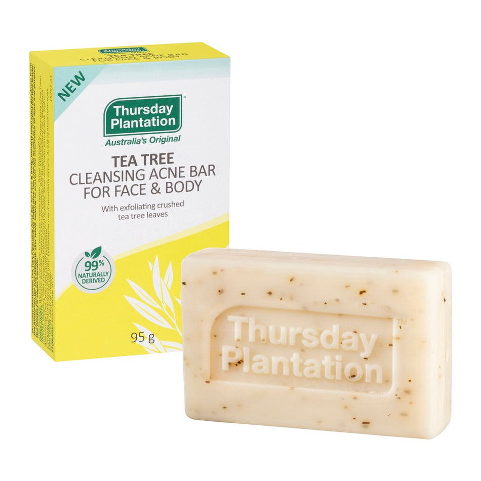 THURSDAY PLANTATION Tea Tree Cleansing Acne Bar for Face & Body 95g